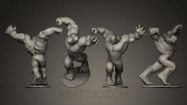 Figurines heroes, monsters and demons (STKM_0233) 3D model for CNC machine